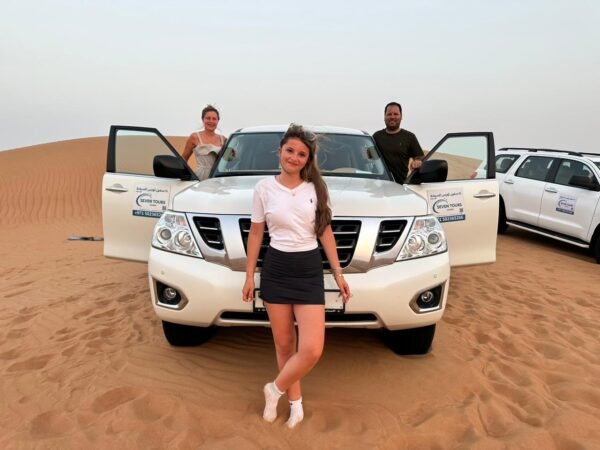 Evening Desert Safari with Camel Ride BBQ Dinner