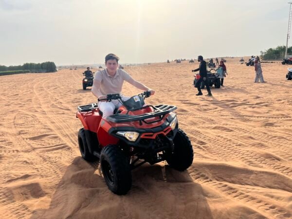 Morning Desert Safari with Quad Bike Camel Ride & SandBoard